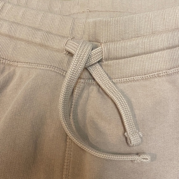PACT ORGANIC NWOT 100% COTTON TERRY JOGGER PANT TAN BEIGE POCKETS WOMENS SZ MED - Picture 4 of 13